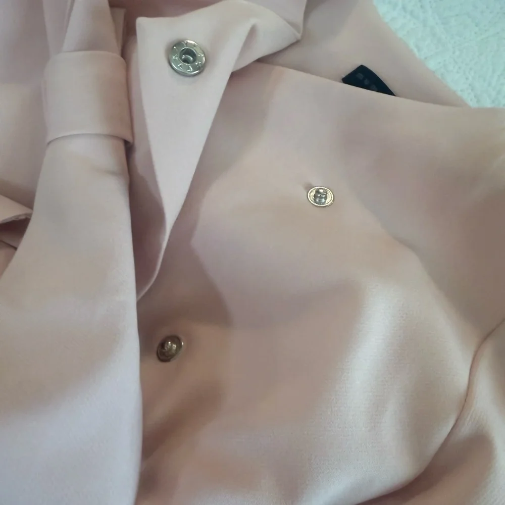 Mummymoon Girls Blush Structured Bow Jacket Size 4 Couture